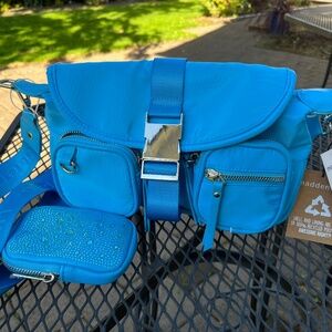 Madden girl waist pack and pouch set NWT